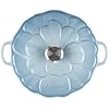 Le Creuset Enameled Cast Iron Signature Petal Braiser, 2.25 qt., Coastal Blue w/Stainless Steel Knob