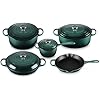 Le Creuset Enameled Cast Iron Signature, 9-Piece Cookware Set, Peche