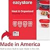 Rubbermaid EasyStore Containers, 38-Piece Set, Food Storage Containers, Food Storage Containers with Lids