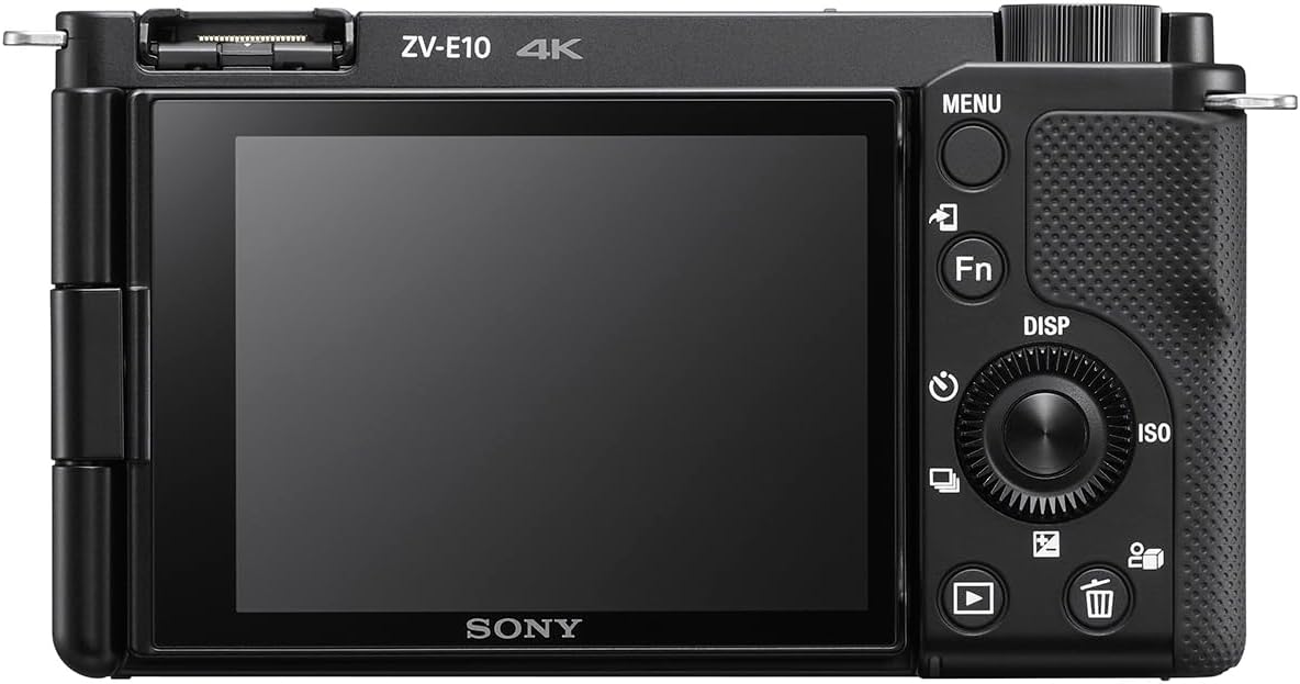 SONY Alpha ZV-E10 - APS-C Interchangeable Lens Mirrorless Vlog Camera - Black